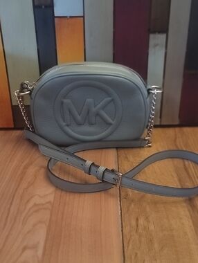 Mk Gold Chainlink Crossbody